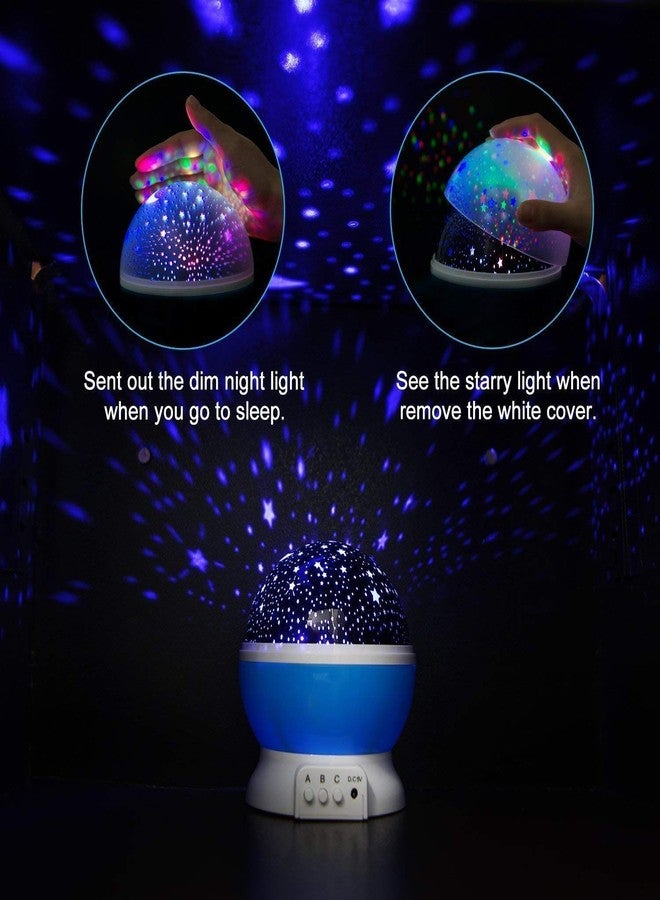 Chocozone Projector Lamp, Star Light Rotating Projector, Star Projector Lamp with Colors and 360 Degree Moon Star Projection with USB Cable,Lamps for Kids Room (Random Colour) (Star Master) - Image 2